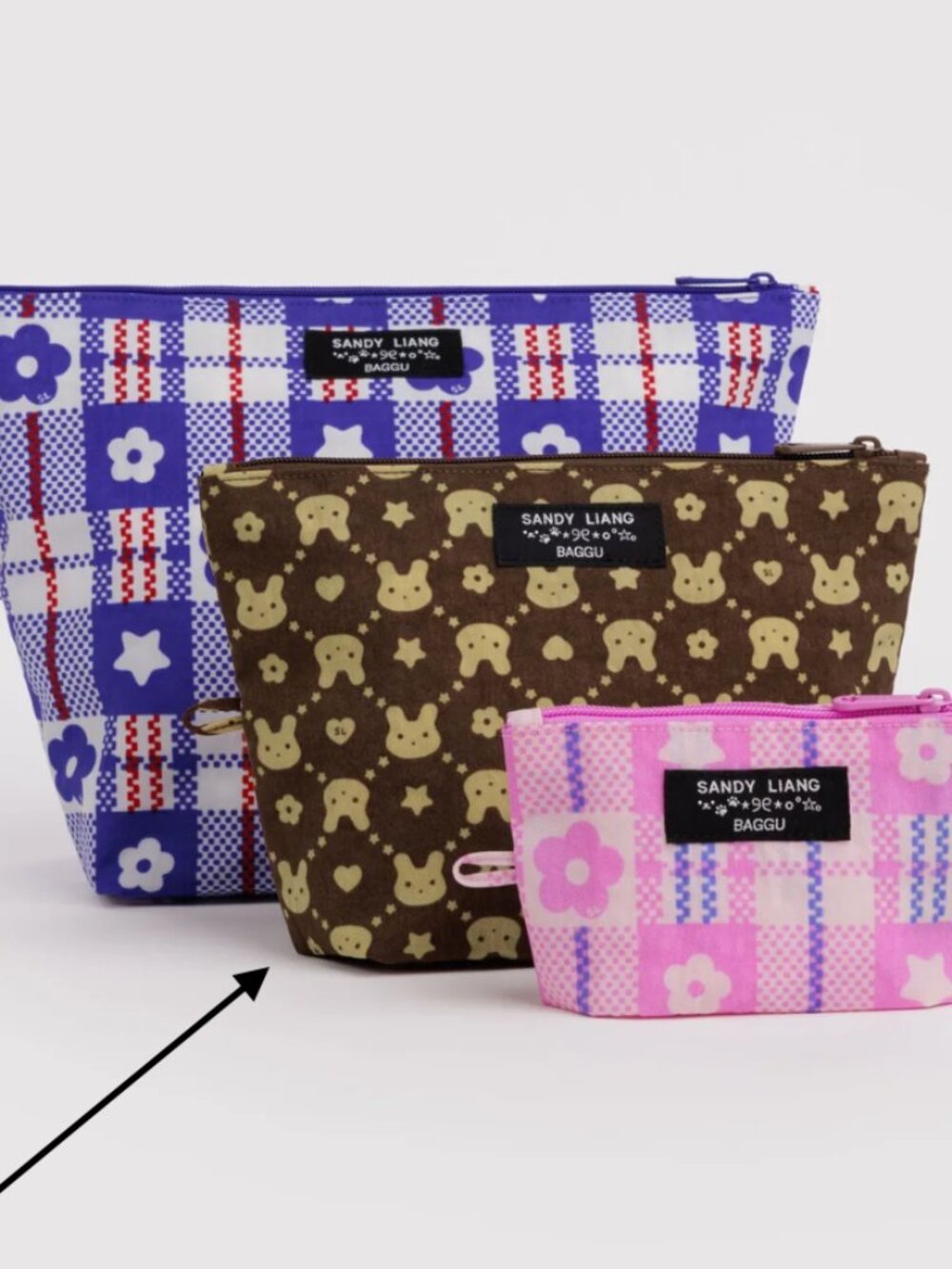 BAGGU Sandy Liang Go Pouch (Medium Pouch)